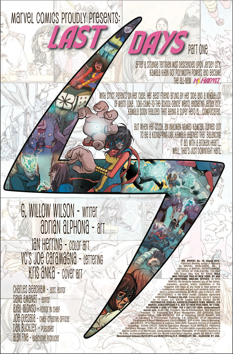 Illustration for article titled Exclusive Marvel preview: Kamala Khan’s last days arrive in Ms. Marvel #16